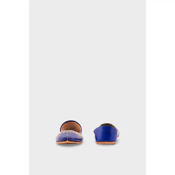 Navy Leather Khussa EC8660 - view 3