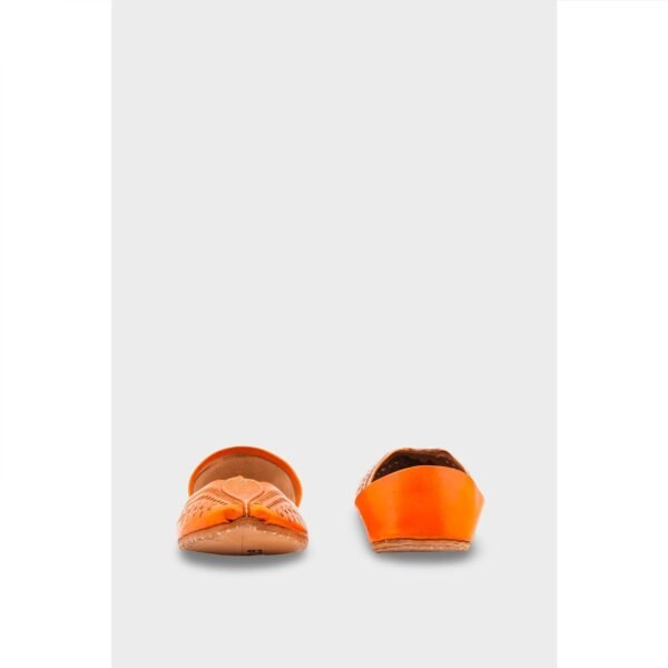 Orange Leather Khussa EC8666 - view 3