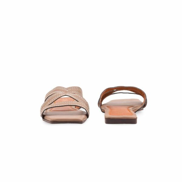 Beige Casual Slipper For Ladies CL2197 - view 3