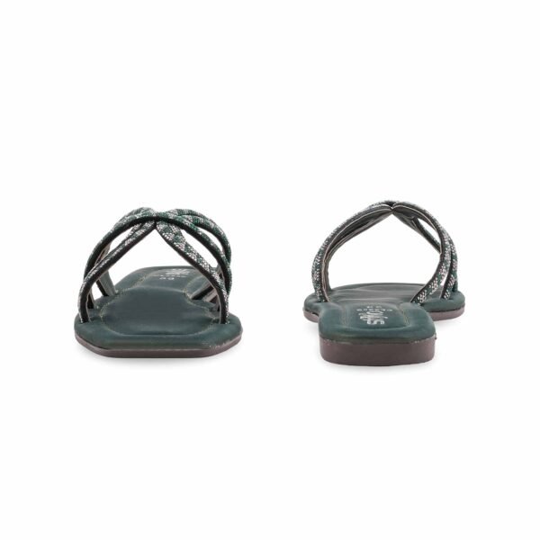 Green Casual Slipper For Women CL2296 - view 3