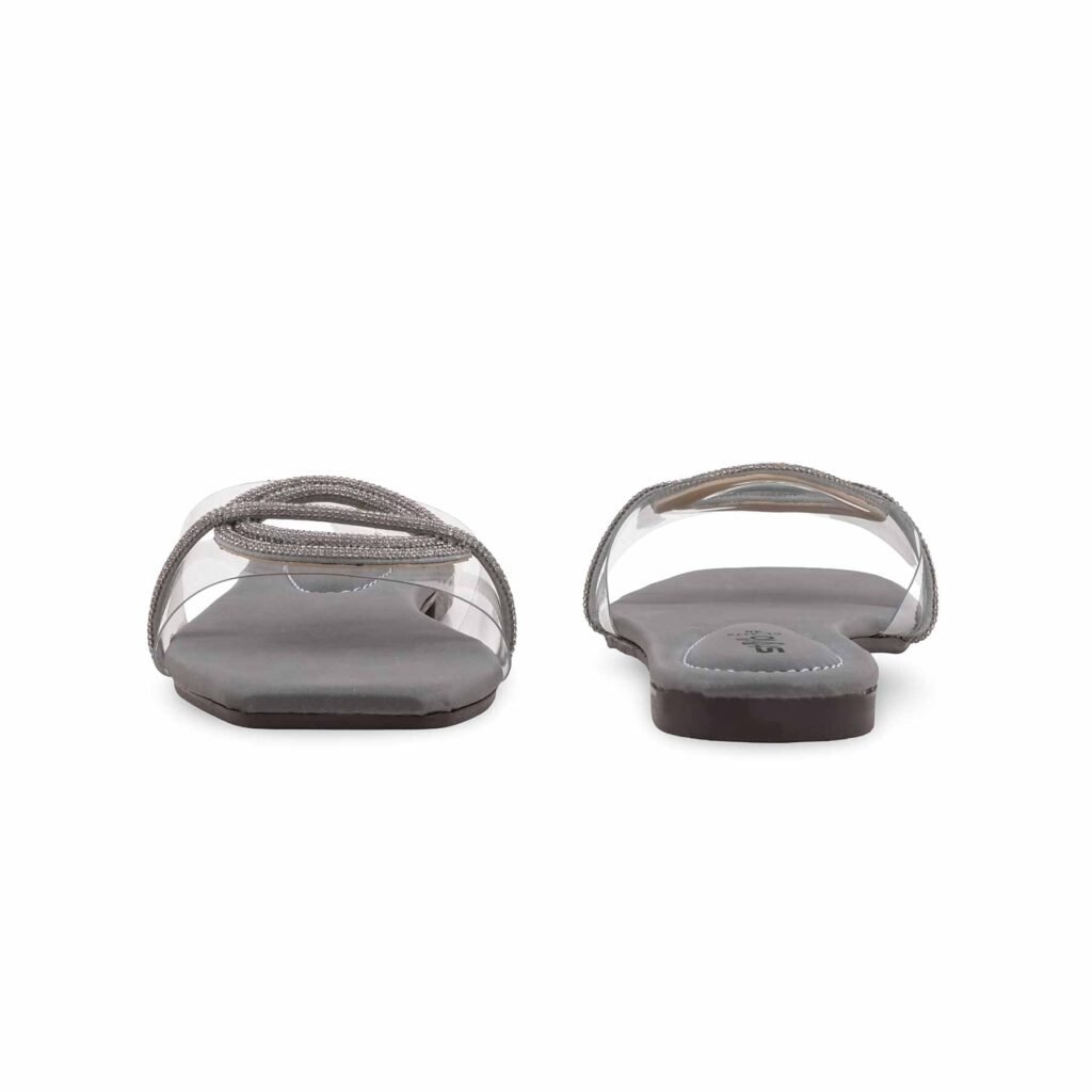 Grey Casual Slipper For Women CL2172 - view 3