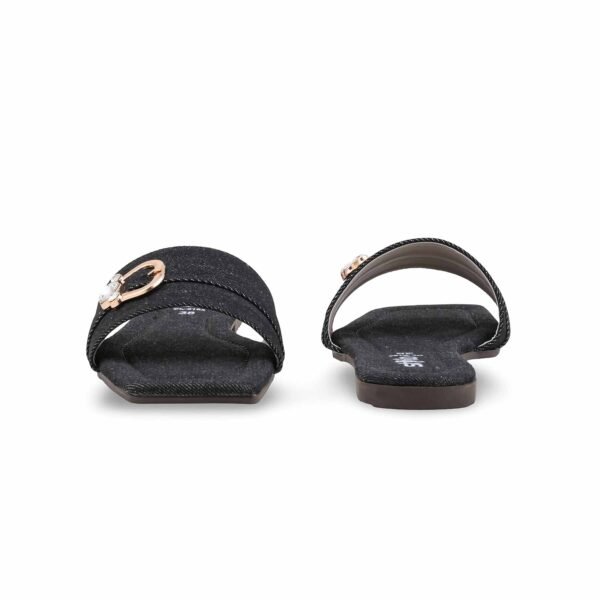 Black Casual Slipper For Women CL2183 - view 3