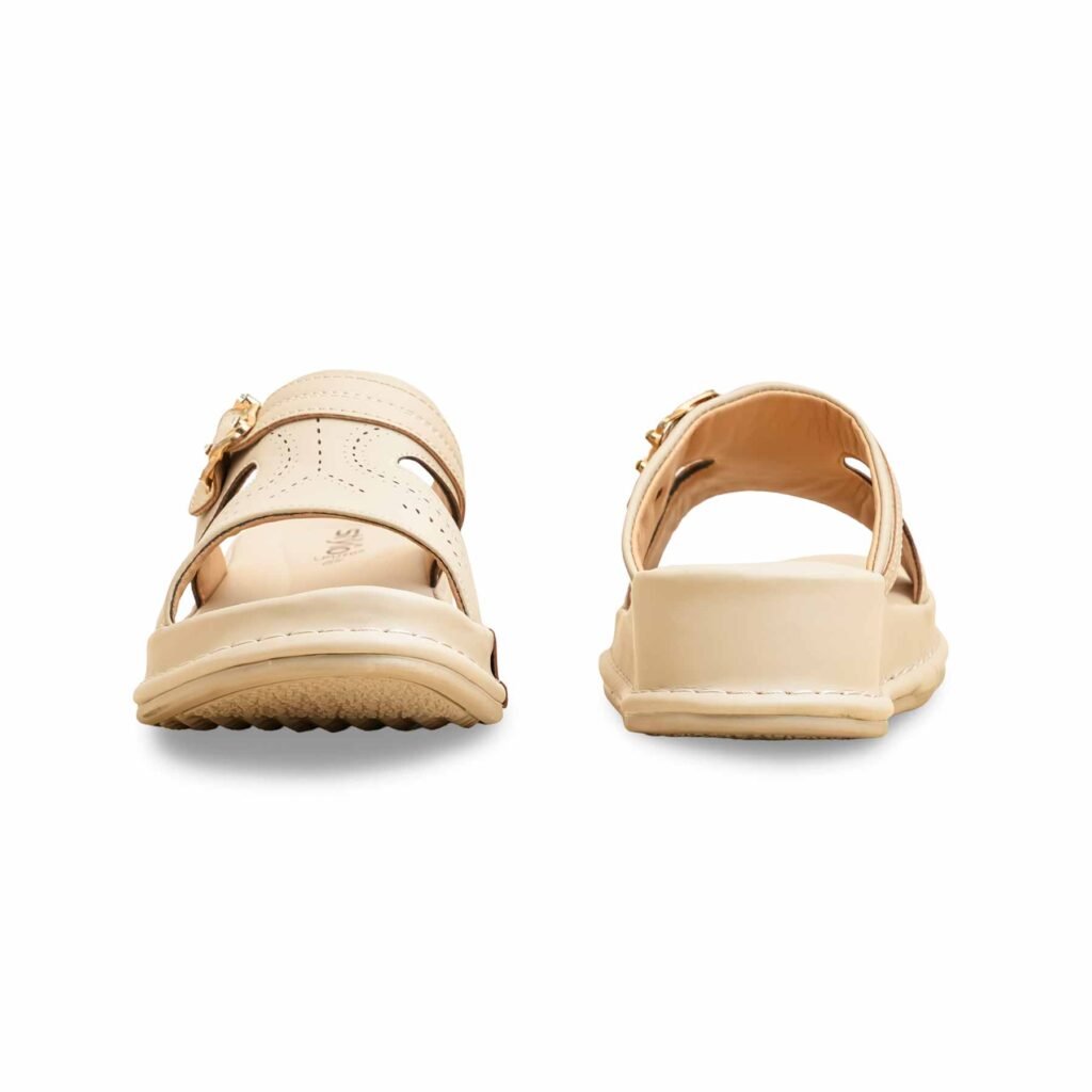 Beige Formal Slipper For Ladies LPU702 - view 3