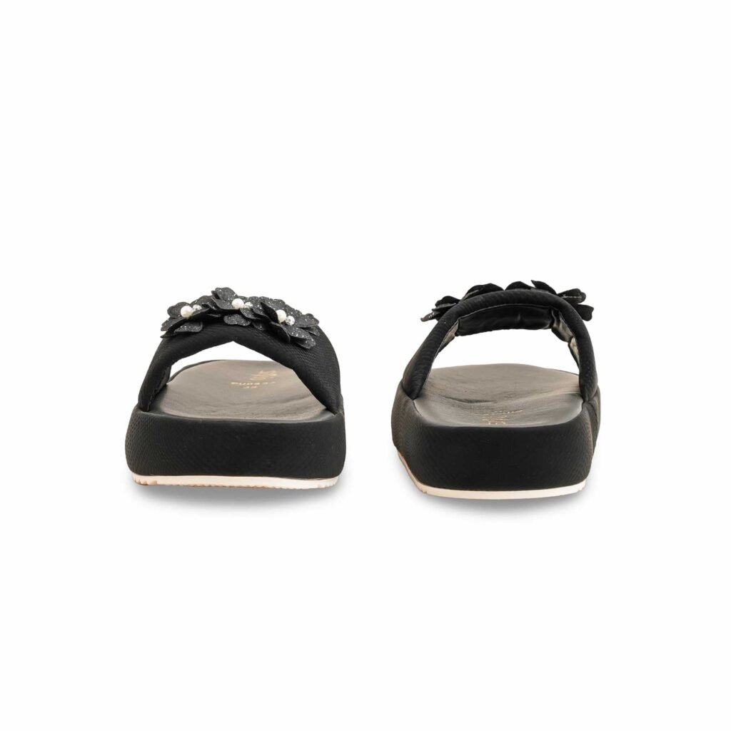 Black Formal Slipper For Ladies PU0453 - view 3
