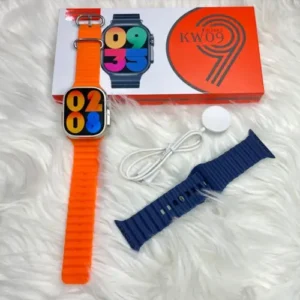KW09 Ultra 2 Smart Watch in Orange — front view