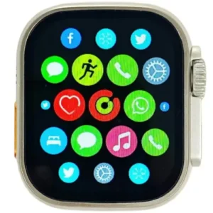 KW09 Ultra 2 Smart Watch in Orange — side view