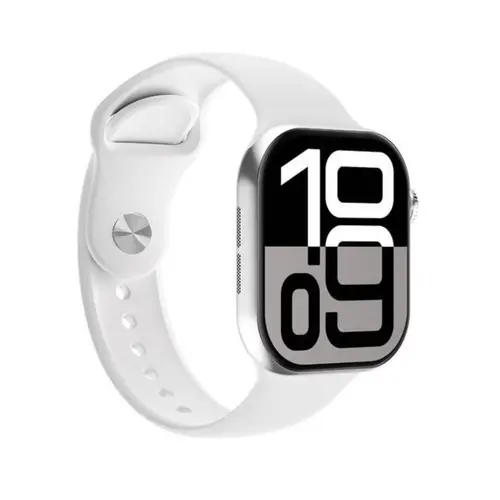LG83 Max Series 10 3in1 Smart Watch in Silver — front view