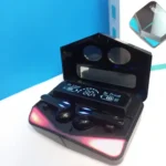 M28 TWS Wireless Earbuds in Black — front view