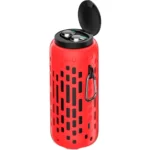 M47 Wireless Earphone Plus Bluetooth Speaker in Red — front view