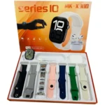 MK-X300 Series 10 ( 7 in 1 ) Smart Watch in Black — front view