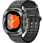 NEO 30 Ultra Double Starps Smart Watch in Black — front view