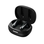 PAXA PA-T01 Wireless Bluetooth Earbuds in Black — front view