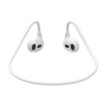 Pro Air Open Ear Sports Neckband Wireless Earbuds in White — front view