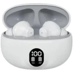 PW 30 TWS Wireless Earbuds in White — front view