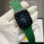 S100 Pro Max Smart Watch With 4 Straps in Silver — front view