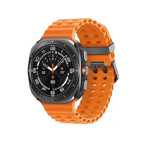 S7 Ultra Smart Watch in Orange — front view