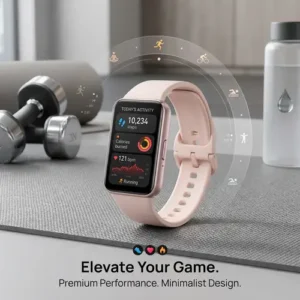 Samsung Galaxy Fit 3 in Pink — front view