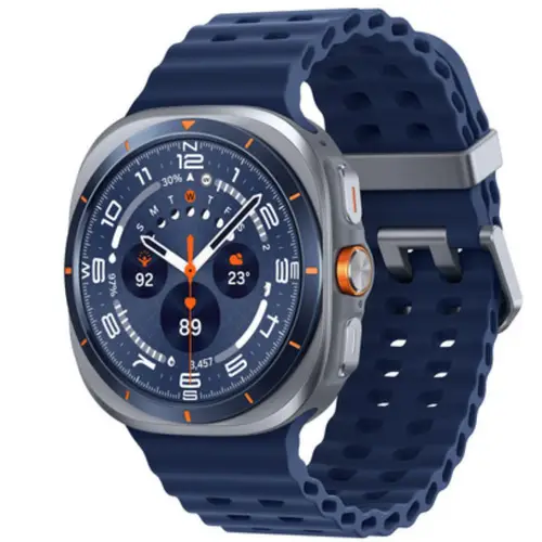 Samsung Watch Ultra SM-L705F in Blue Titanium — front view
