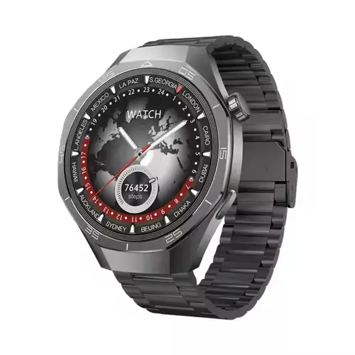 SK40 Three Straps Smart Watch in Black — front view