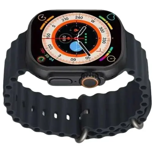T10 Ultra 2 Smartwatch in Black — front view