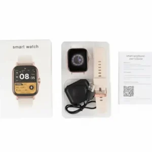 TechPlus Fashion Smart Watch in Gold — front view