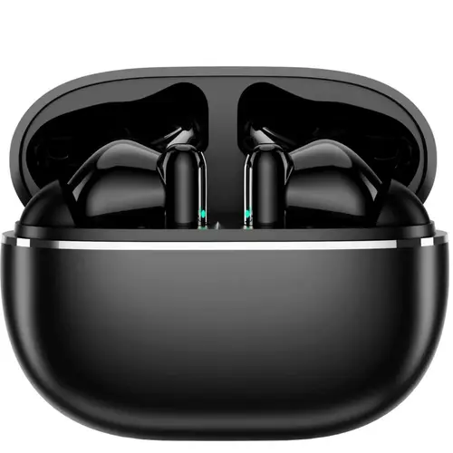 U48 TWS Wireless Earbuds in Black — front view