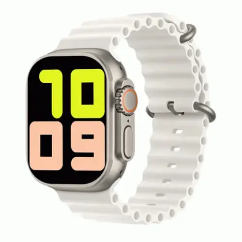 Ultra 3 8 in 1 Smart Watch in Silver — front view