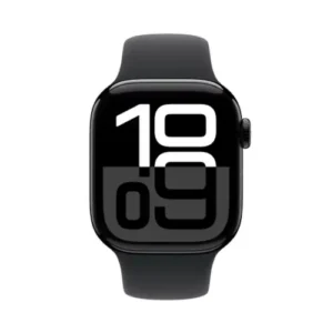 W10 10 in 1 Straps Smart Watch in Black — front view