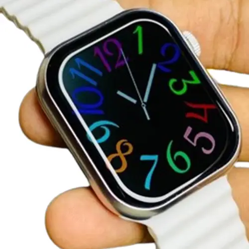 w9 ultra smartwatch in Silver — front view