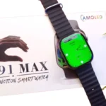WS91 Max Smartwatch in Black — front view