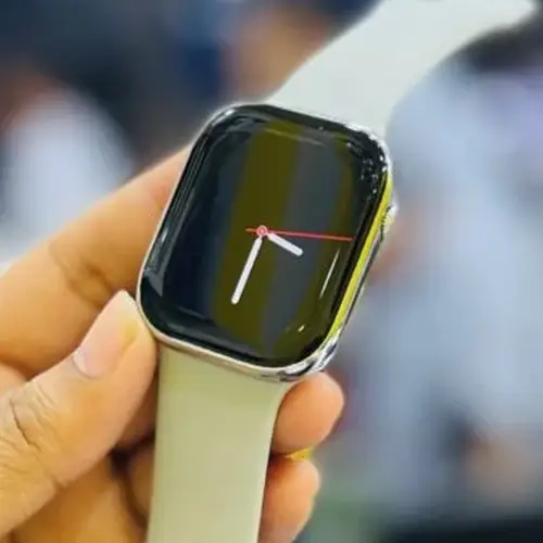 WS91 Max Smartwatch in Silver — front view