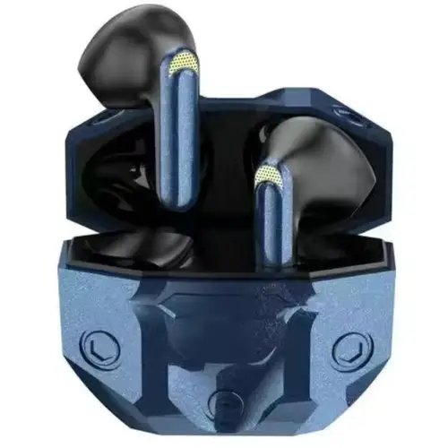 X77 TWS Wireless Earbuds in Blue — front view