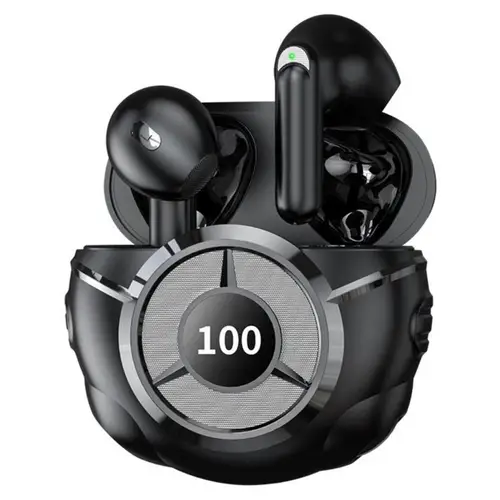X79 TWS Wireless Earbuds in Black — front view