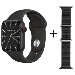 X90 Max Smart Watch in Black — front view