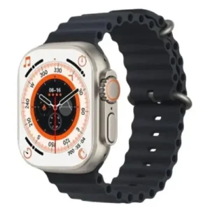 Y60 Smart watch with 7 Straps in Silver — front view