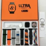 Y80 Ultra 8 in 1 Smart watch in Silver — front view