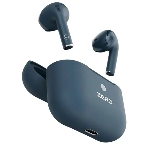 Zero Aero Earbuds in Aqua Green — side view