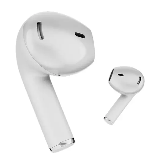 Zero Aero Earbuds in White — side view