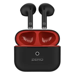 Zero Aero Earbuds in Red — front view