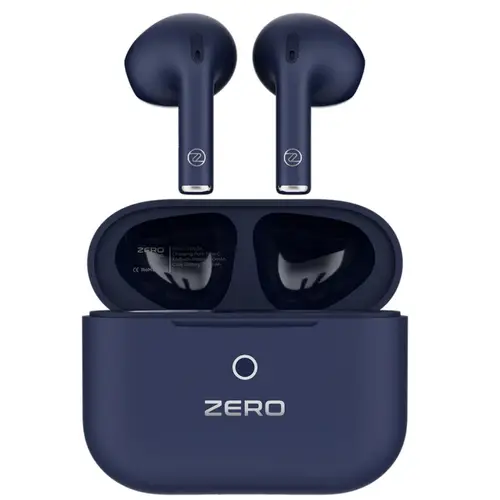 Zero Aero Earbuds in Midnight Blue — side view