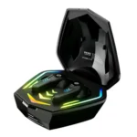 Zero Arcade 800 Wireless Earbuds in Black — front view