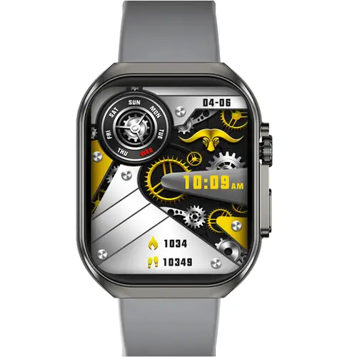 Zero Delta Smartwatch in Gray — front view