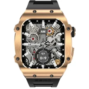 Zero Drift Smart Watch in Golden Black — front view