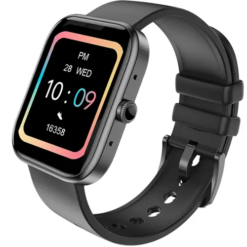 Zero Flex Smart Watch in Black — front view