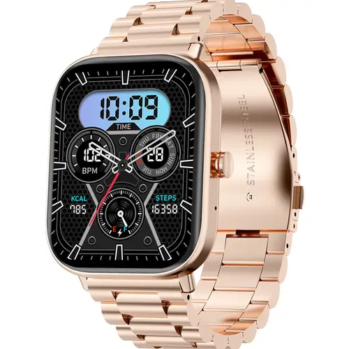 Zero Infinity Smartwatch in Gold — front view