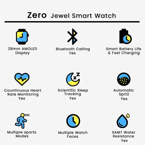 Zero Jewel Smart Watch in Golden Milannese — side view