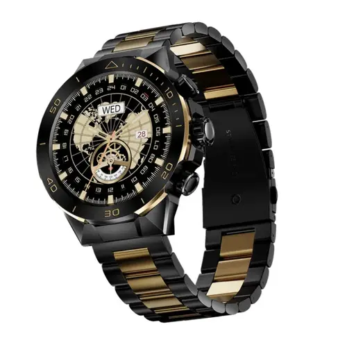 Zero Legacy Smartwatch in Gold Black — front view