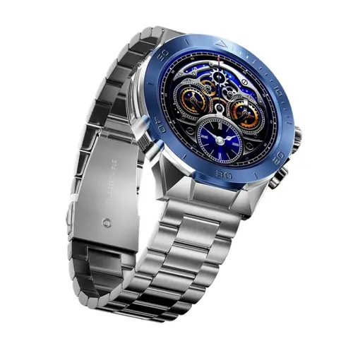 Zero Legacy Smartwatch in Silver Blue — front view