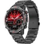 Zero Matrix Pro Amoled Smart Watch in Black — front view