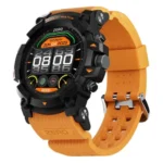 Zero Navigator Smartwatch in Orange — front view